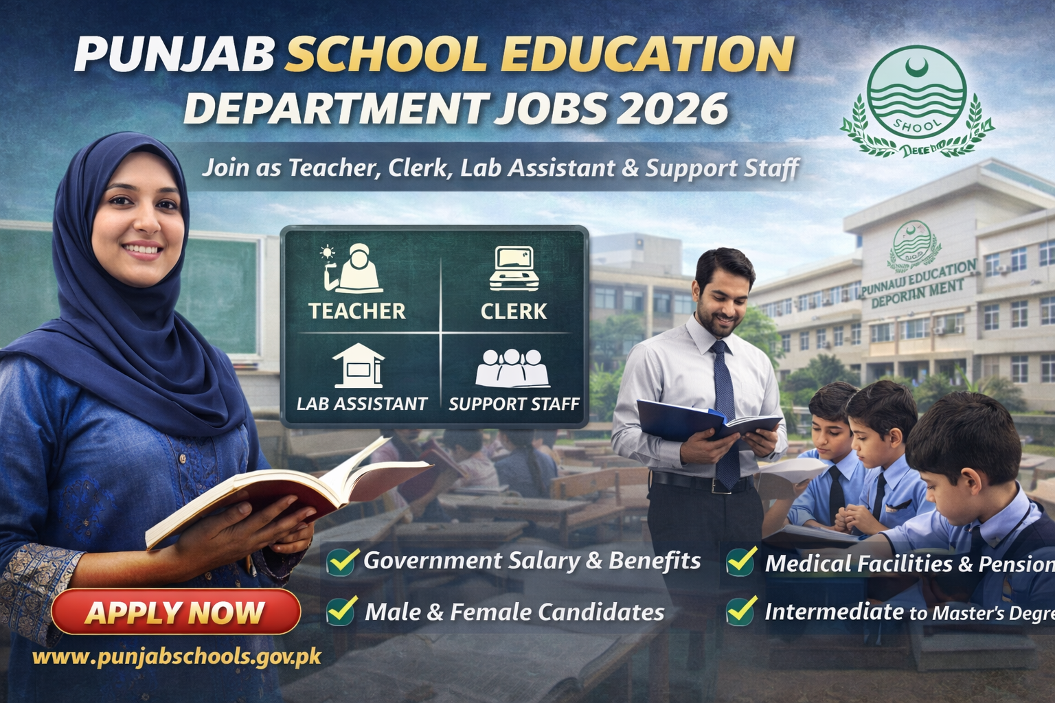 Punjab School Education Department Jobs 2026
