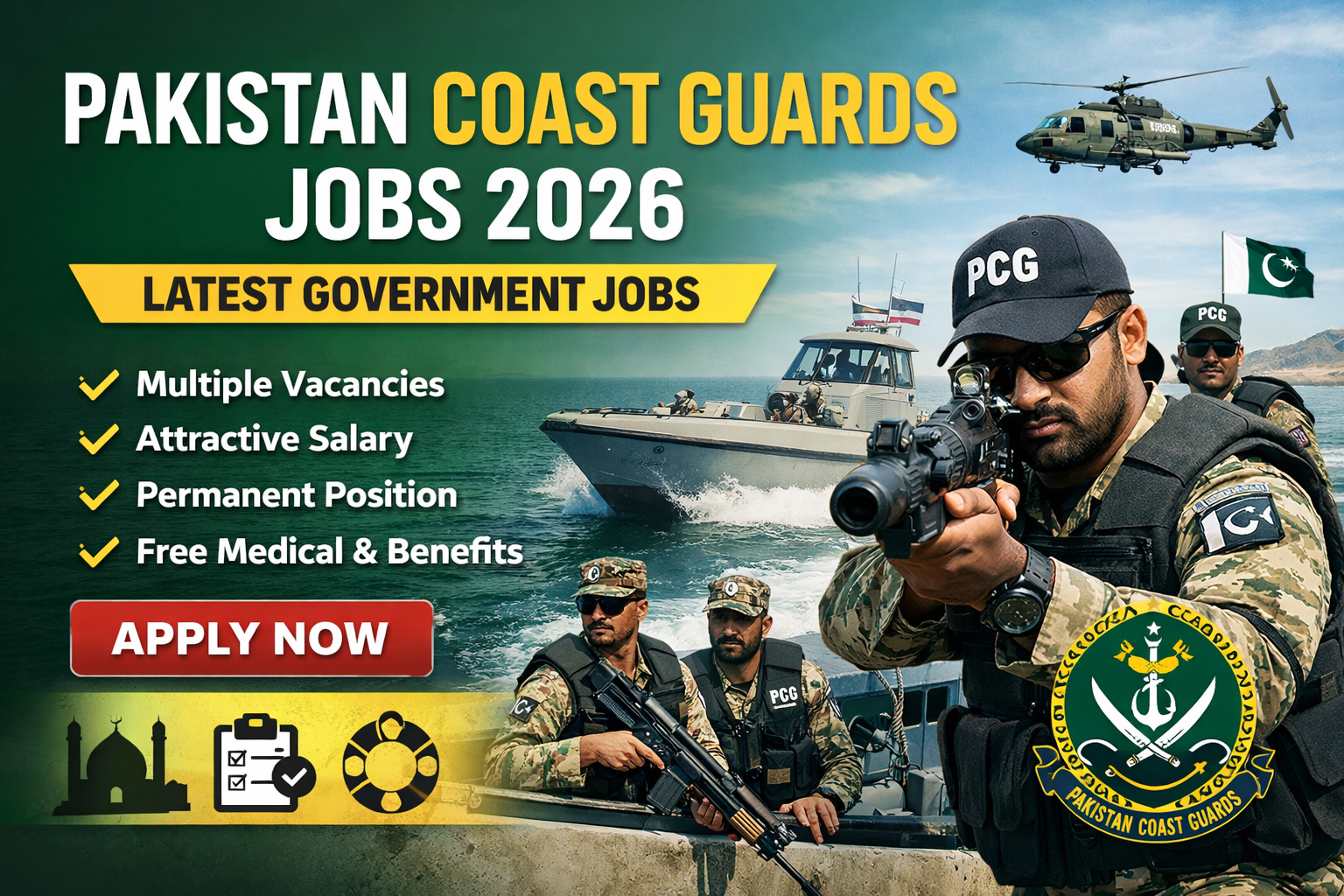 Pakistan Coast Guards Jobs 2026