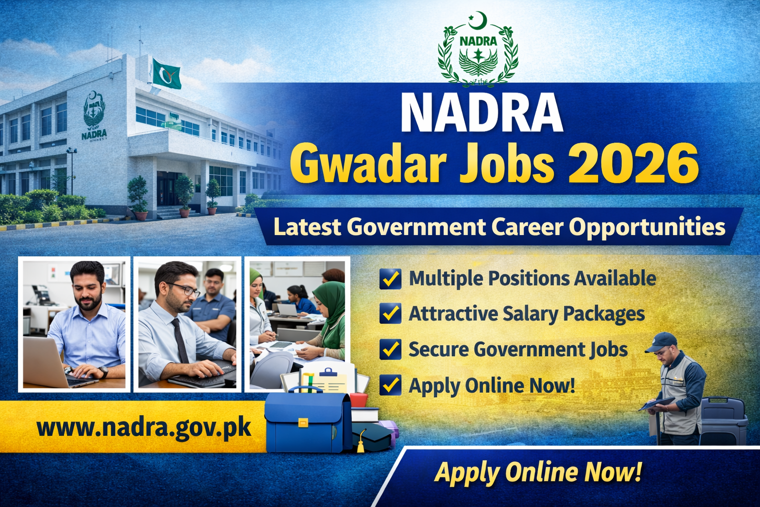 NADRA Gwadar Jobs 2026