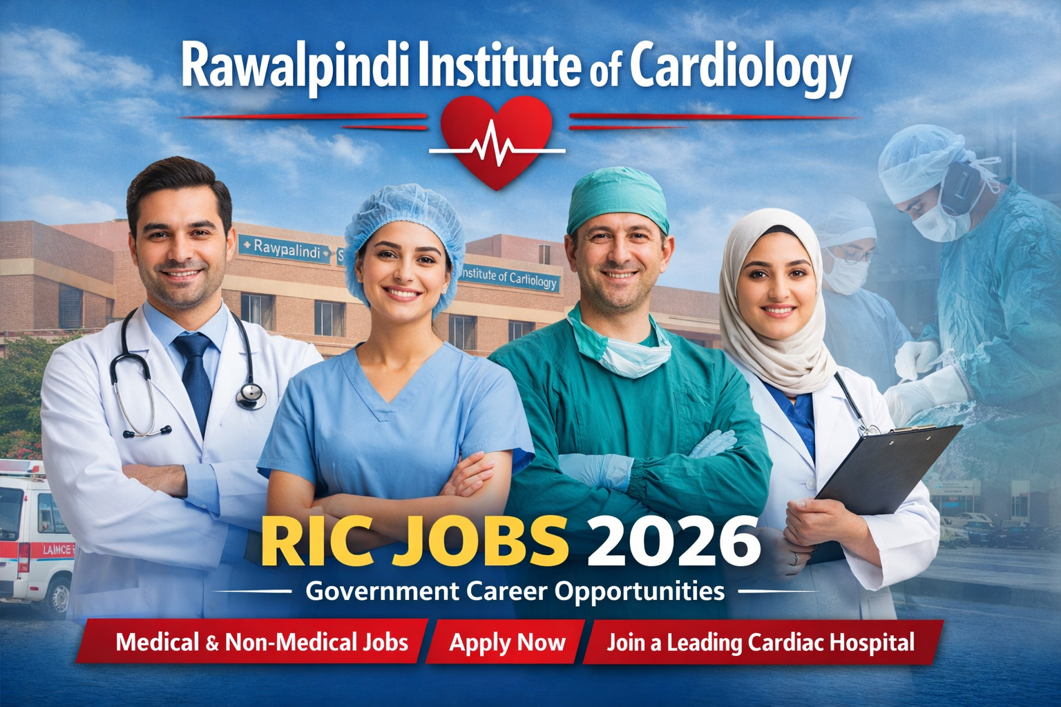 Rawalpindi Institute of Cardiology RIC Jobs 2026