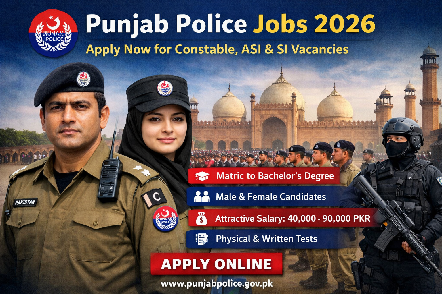 Punjab Police Jobs 2026