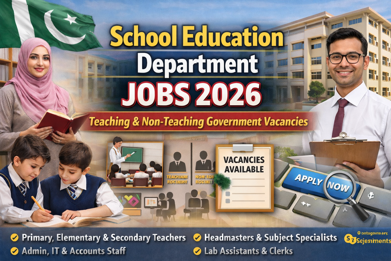 School Education Department Jobs 2026