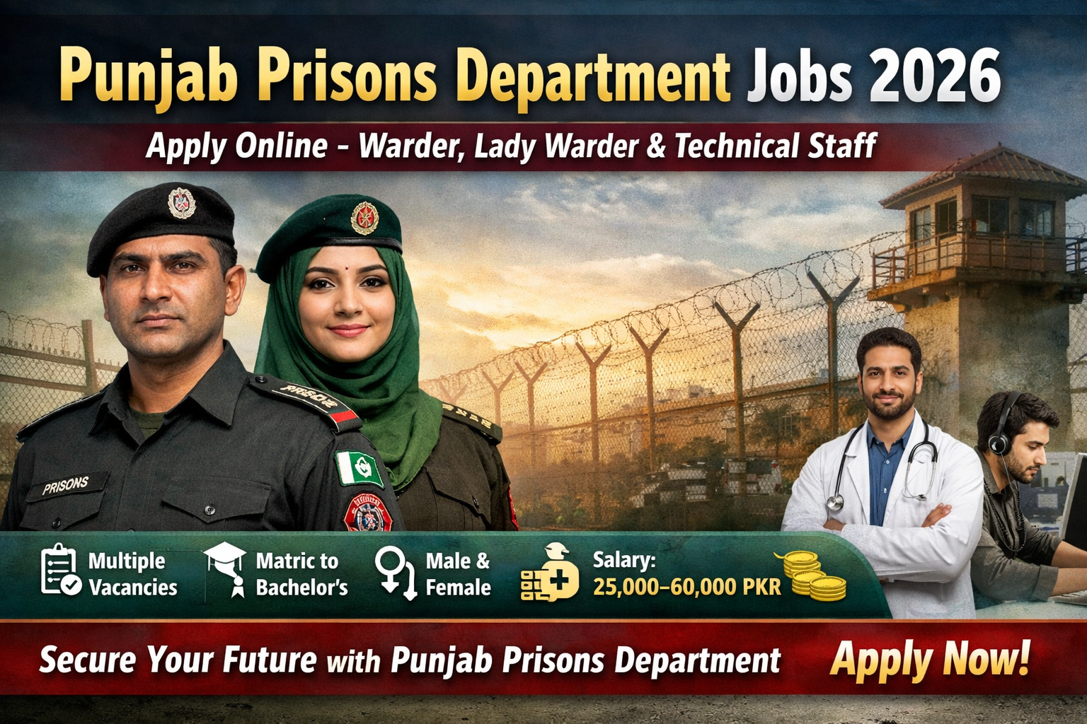 Punjab Prisons Department Jobs 2026