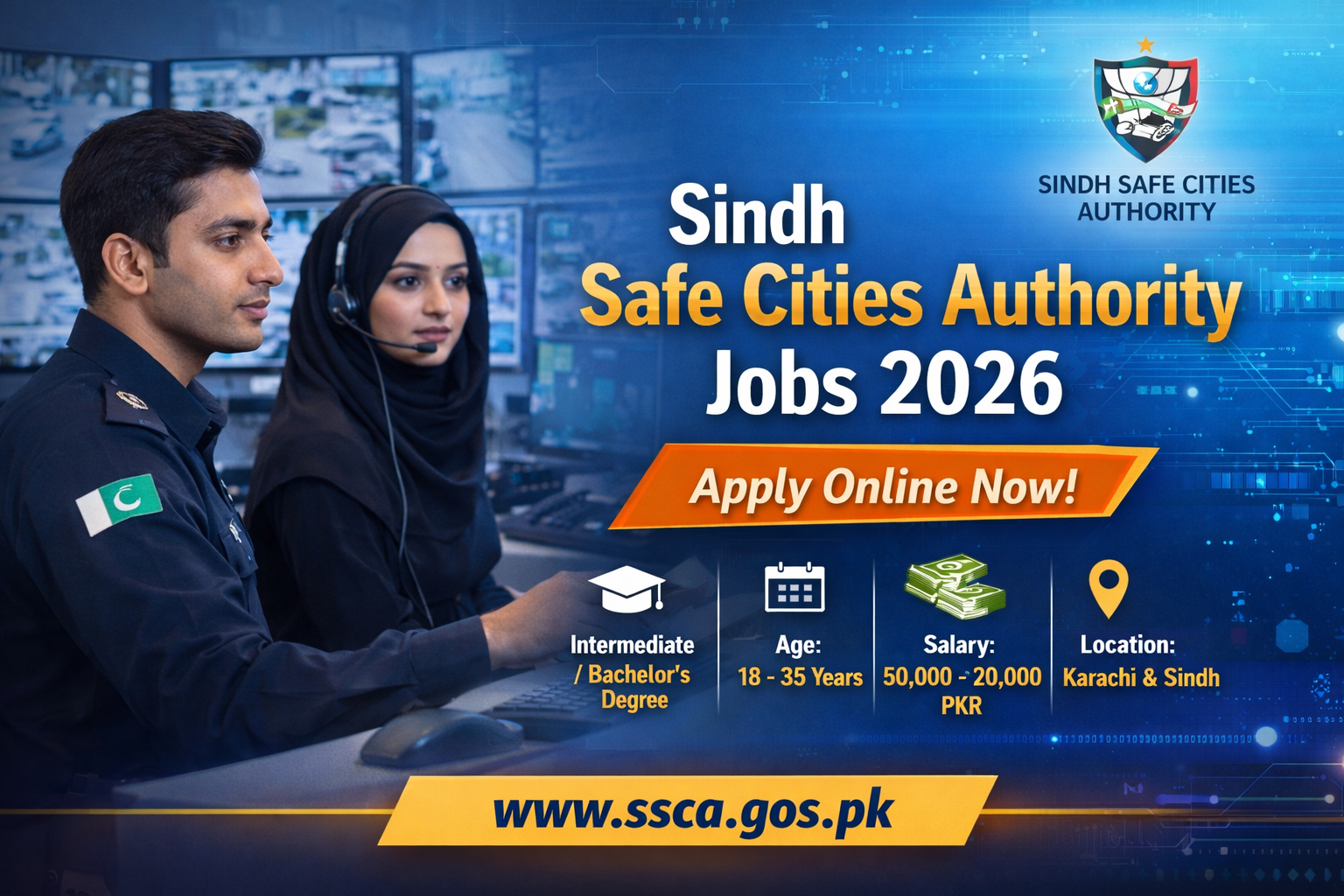 Sindh Safe Cities Authority Jobs 2026