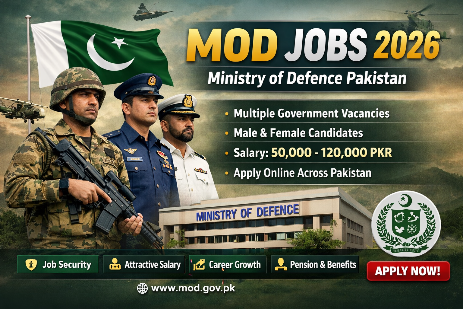 MOD Jobs 2026
