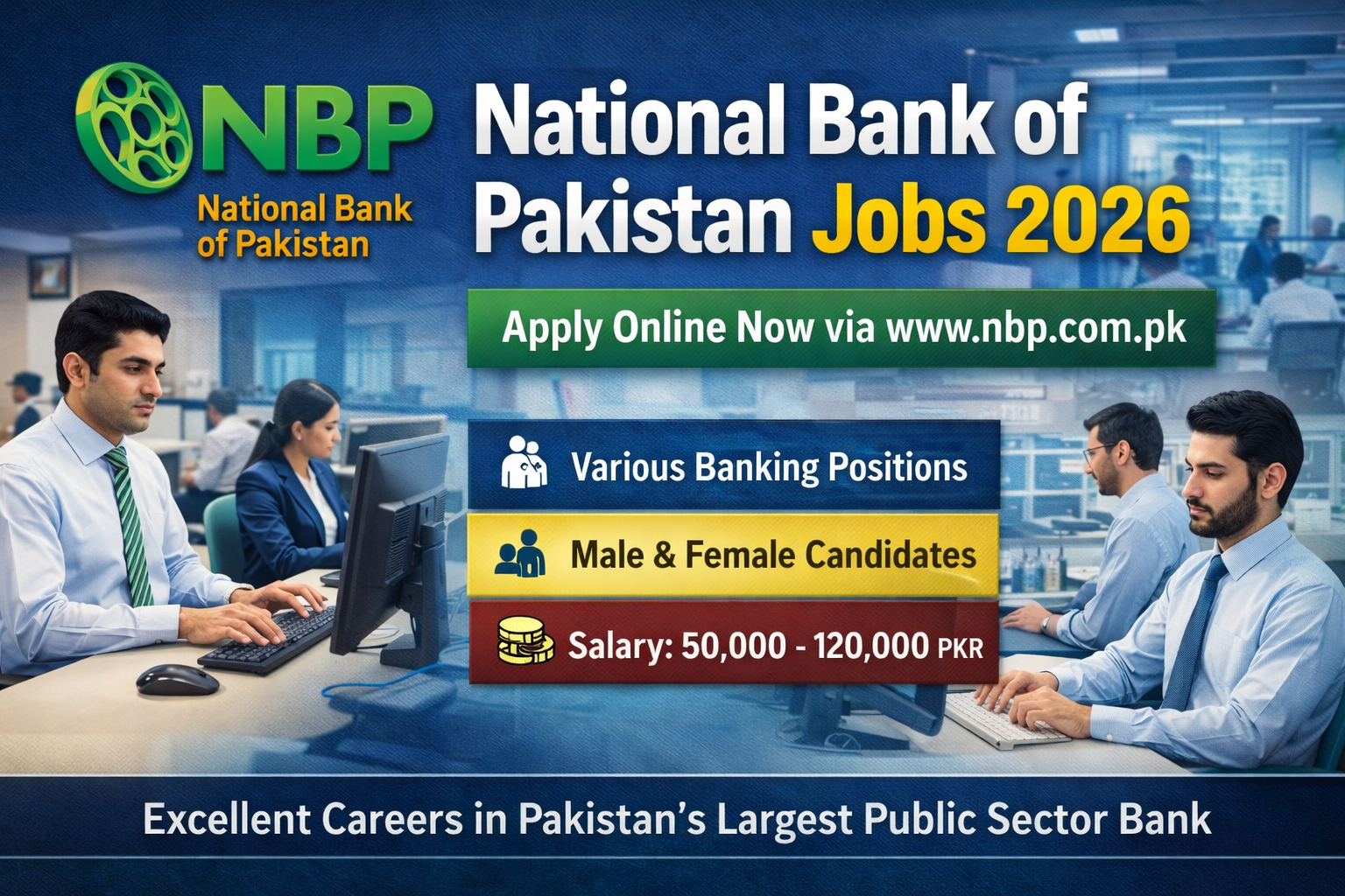 National Bank of Pakistan Jobs 2026 – Latest NBP Careers & Bank Vacancies 2026 Join Now